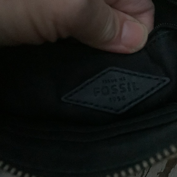 FOSSIL Dawson small Crossbody dot pattern tan black - Picture 9 of 13